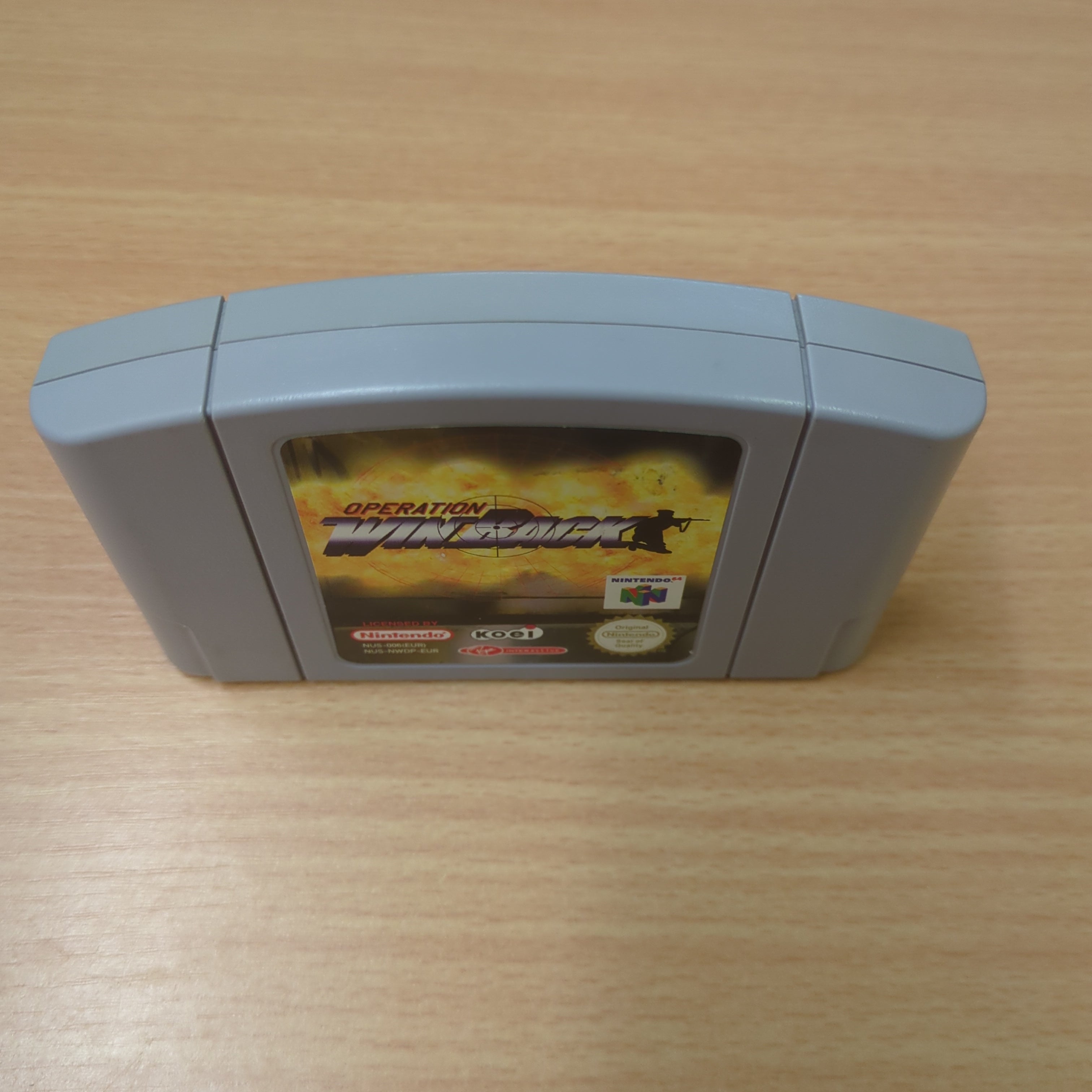Operation Winback Nintendo N64 game Cart Only Operation Winback Nintendo N64 game Cart Only